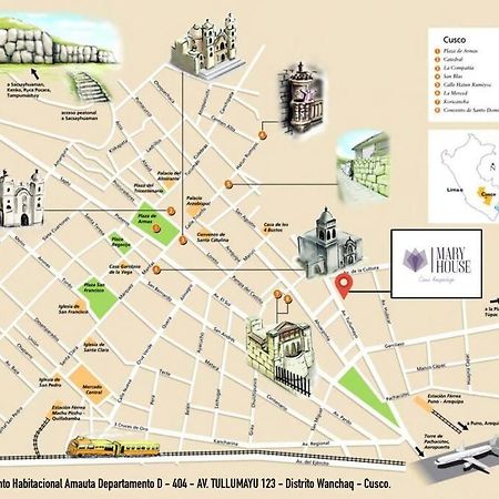 Hospedaje Mary House - En El Corazon Del Cusco Ngoại thất bức ảnh
